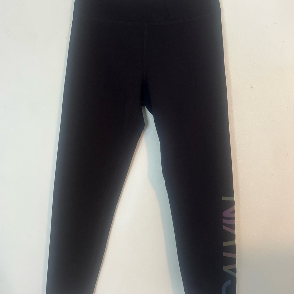 Calvin Klein Sleek Black Tights
